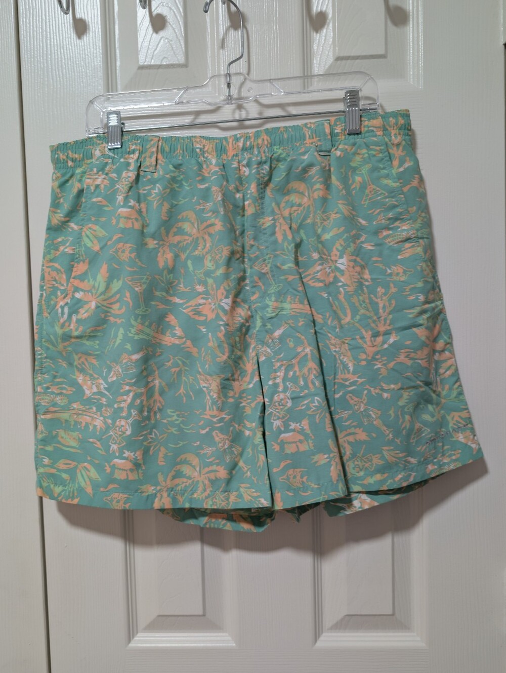 Columbia Green PFG Swim Trunks